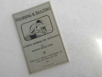 1925 book soldering & brazing for metalcraft & jewelry artists