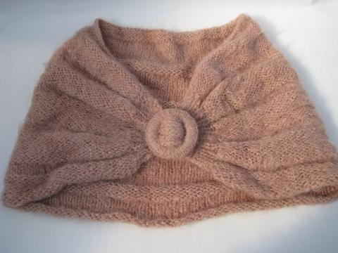 1940's - 50's vintage hand-knit mohair evening wraps, shrugs or stoles
