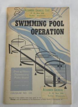 1940s public swimming pool operation with photos Dept of Public Health