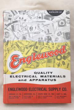 1950s vintage electrical supply catalog, fans, lighting, light socket fixtures