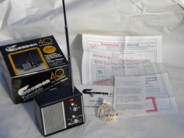 1970s vintage Condor/Randix 40 channel CB receiver w/original box