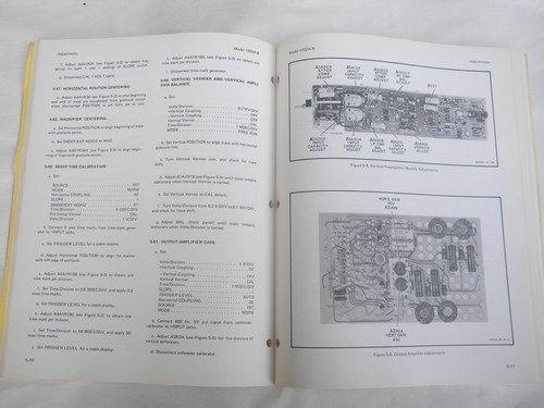 1971 industrial HP oscilloscope 1202A/B operating & service manual