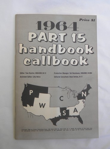 2 mid-century amateur radio transceiver operator call sign hand books