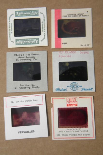 60s, 70s vintage 35mm photo slides, huge estate lot of 1000 vacation & travel slides