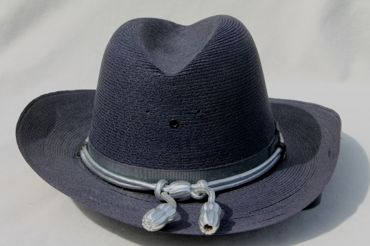 60s vintage Italian straw summer hat, ladies cowboy hat, western cowgirl The Lawman hat