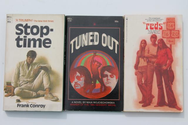 60s vintage paperbacks, hippie beatnik counter-culture radical delinquent youth