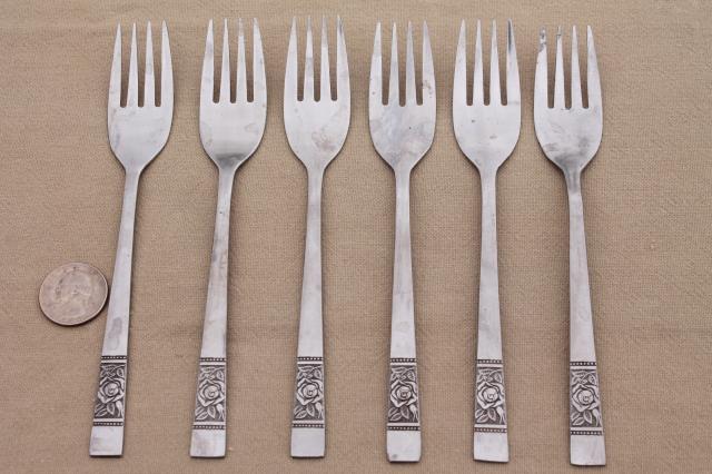 What are some tips for flatware identification?