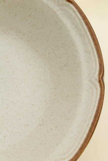 Hearthside Baroque stoneware soup or cereal bowls, vintage Japan dinnerware