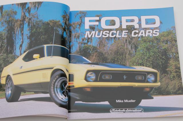 Motorbooks Ford Muscle Cars 1993 - vintage car photos 70s hot rods 