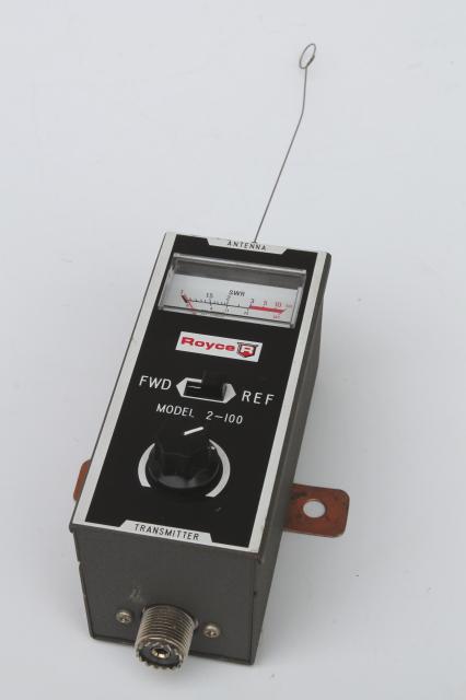 Royce 2-100 SWR field strength meter, vintage shortwave  radio equipment