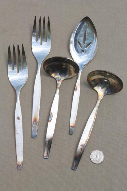 Silver Sands Oneida Community plate silverware, flatware serving pieces set