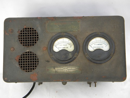 Antique Kocour early electric DC power supply or battery charger