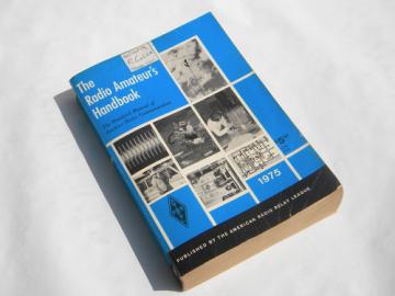 ARRL The Radio Amateur's Handbook 1975 vintage shortwave radio diagrams+