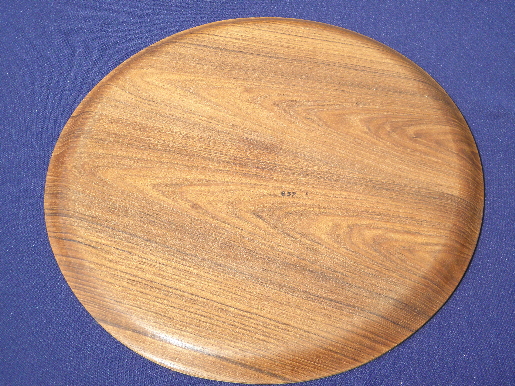 Danish modern bentwood tray, midcentury vintage cocktail serving tray