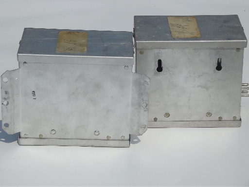 Early radio control garage door controls,Barbar-Colman Doorman units for parts