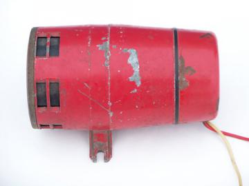 Hotrod vintage police/fire engine truck siren, works w/old red paint