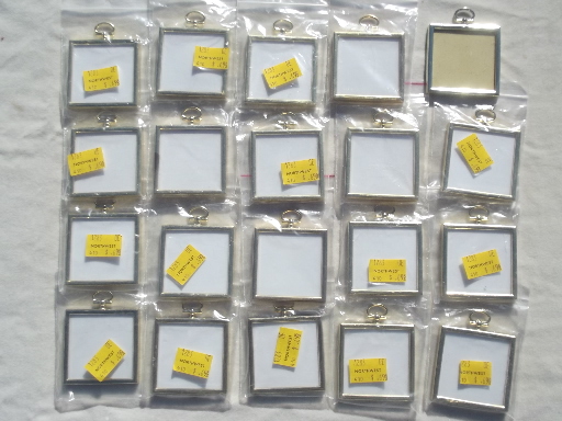 Huge lot new old stock tiny frames for cross-stitch needlework ornaments