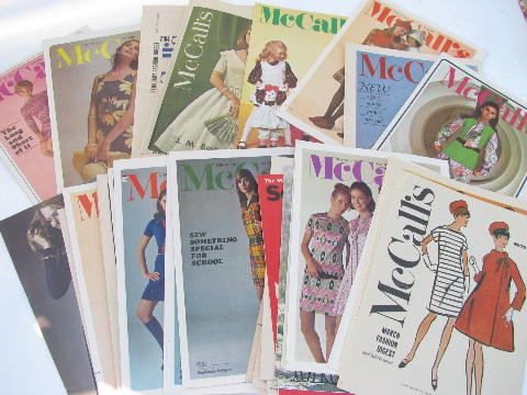 Huge lot of retro 70s vintage mod sewing pattern catalog fashion booklets
