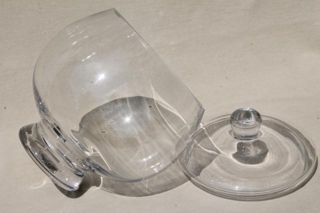 huge round ball bottle canister jar, glass fish bowl terrarium bottle or apothecary show globe