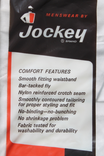 Jockey gripper shorts, 100% cotton boxer undershorts size 42, 80s vintage new old stock underwear