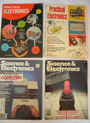 Lot 1980s/1990s vintage assorted Electronic & PC computer magazines