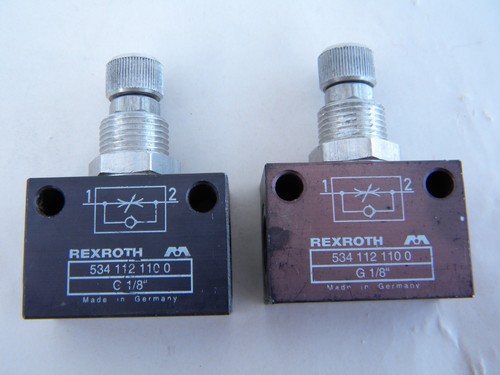 Lot 2 Rexroth pneumatic push button control valve/switch Germany