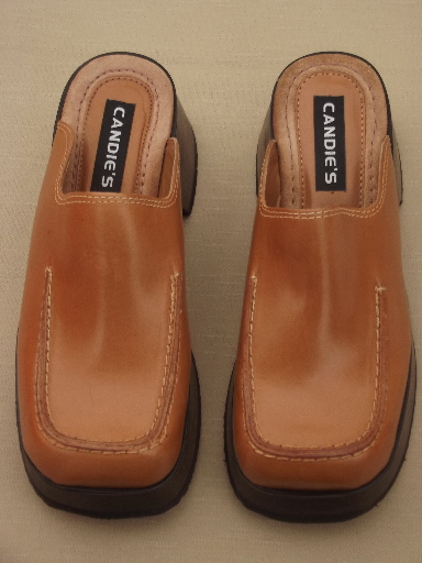Lot almost new retro look summer shoes size US 6, platform sandals & clogs