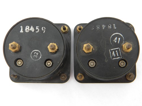 Lot of deco vintage Simpson bakelite electrical panel meters
