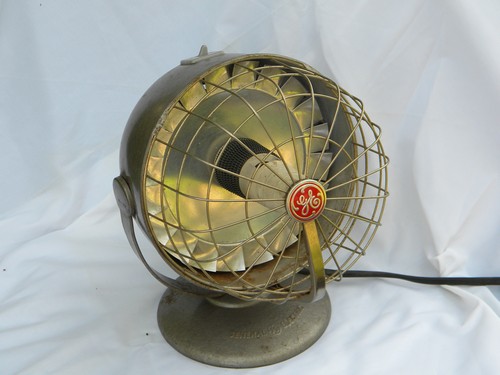 Machine age GE adjustable electric space heater/fan industrial vintage