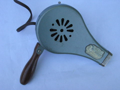 Machine-age vintage Morris-Struhl Chic early electric hair blow dryer