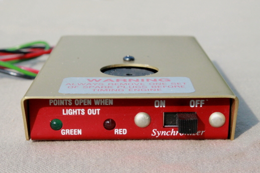 Magneto timing light Synchronizer for static ignition timing,  buzz box timing light