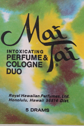 Mai Tai Hawaiian flowers perfume / cologne set, sealed vintage fragrance from Hawaii