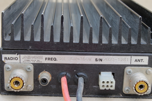 Mirage B3016 VHF 2 meter amplifier, 30 watts in, 160 watts out radio amplifier w/ preamp