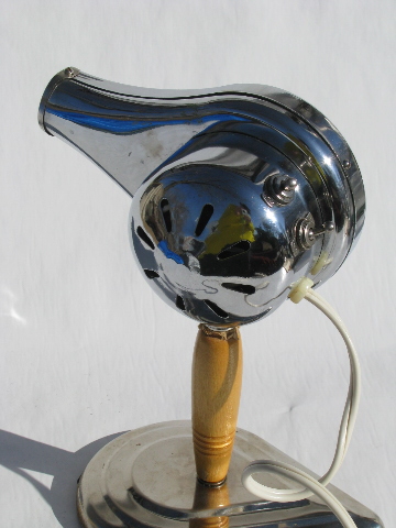 mod chrome hair dryer w stand vintage handy looks great works mod chrome hair dryer w stand vintage handy looks great works