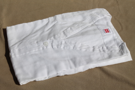 New old stock vintage men's summer weight short union suit old Hanes label underwear one piece