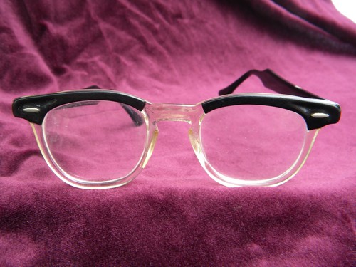 Retro 1950s mid century Bausch & Lomb eyeglasses frames,   Ray Ban vintage