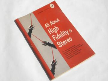 Retro 1960s Allied Radio Hi-Fi high fidelity stereo book, lots of photos