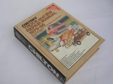 Retro Chilton's Truck & Van repair manual 1979-1986