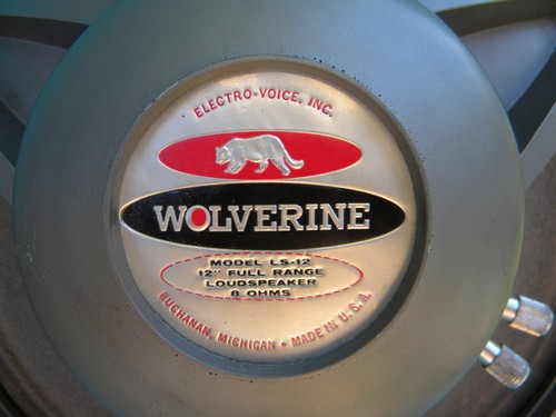 Retro Electro-Voice Wolverine LS-12 8 ohm full range loud speakers