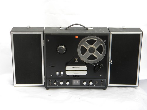 Retro vintage Magnavox reel to reel tape recorder player for parts