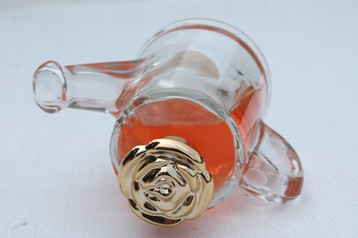 Roses, Roses rose cologne vintage Avon Flower Fancy sprinkling can bottle & scent