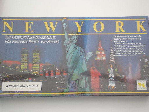 Sealed vintage board game New York real estate empire building