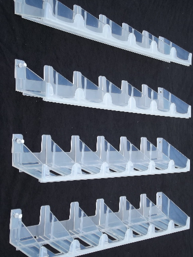 Seed packet store display racks, wall mount storage  for crafts or shop