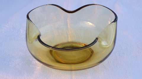 Swedish Modern gold glass bowls