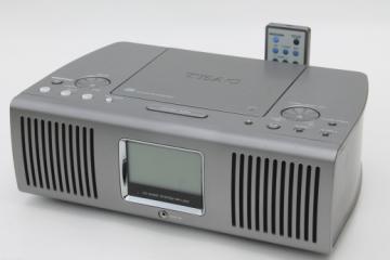 TEAC SR-L100 CD music system w/ remote, AM FM clock radio, CD w/Aux input jack for mp3 player or tablet