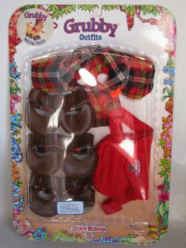 Teddy Ruxpin friend Grubby hiking outfit, sealed in orignal package