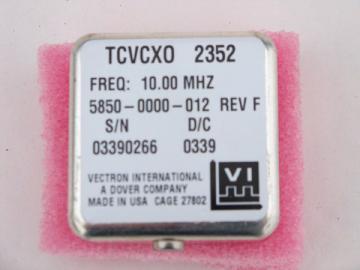 Vectran TCVCXO model 2352 crystal oscillator 10.00MHz