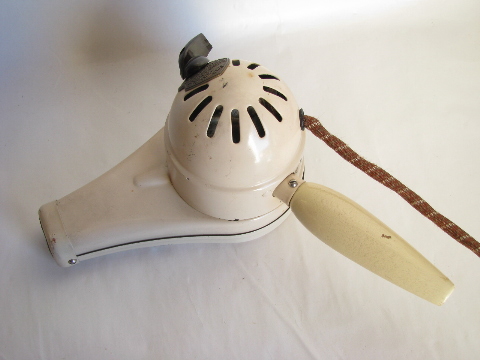 Vintage 1930s Art Deco Kwik-Way Early Electric Hair / Blow Dryer