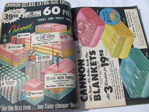 Vintage 1960 Fingerhut mail-order department store catalog, photos & prices