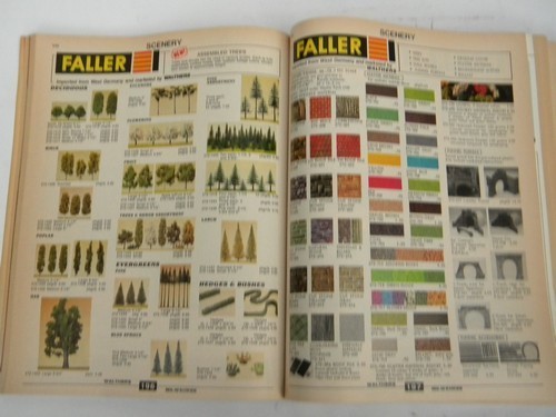Vintage 1987 Walthers HO scale model railroad electric train catalog